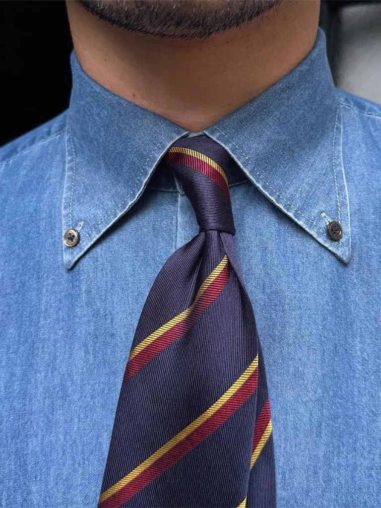 Elegant Denim Shirt - Manly Man