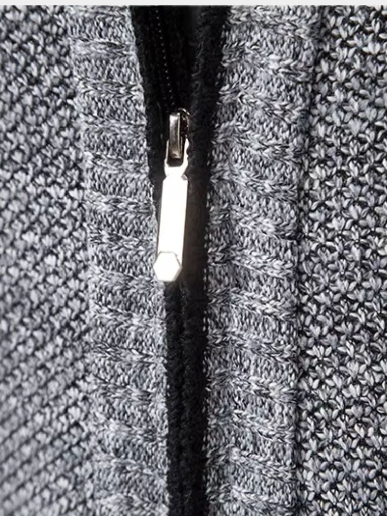 Elegante Pullunderweste mit durchgehendem Reißverschluss - Manly Man