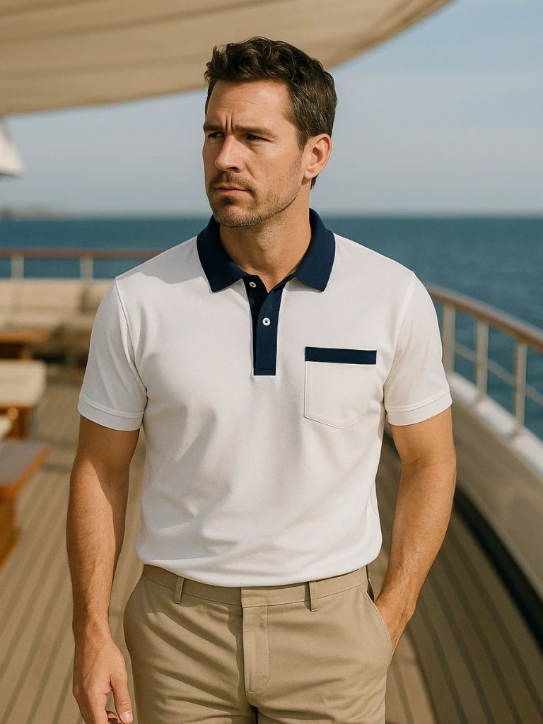 Elegant Golf Polo Shirt - Manly Man