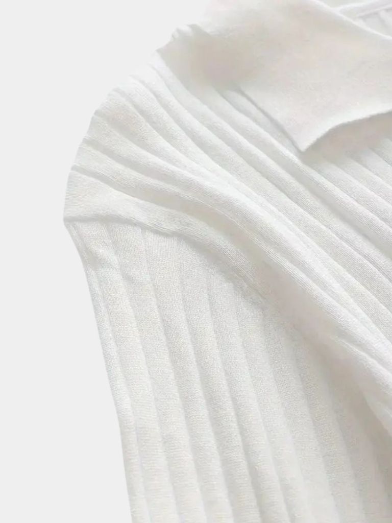 Elegant Open Collar Long Sleeve Polo - Manly Man