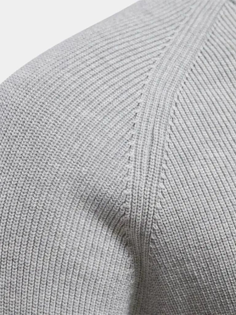 Eleganter Pullover mit Viertelreißverschluss - Manly Man