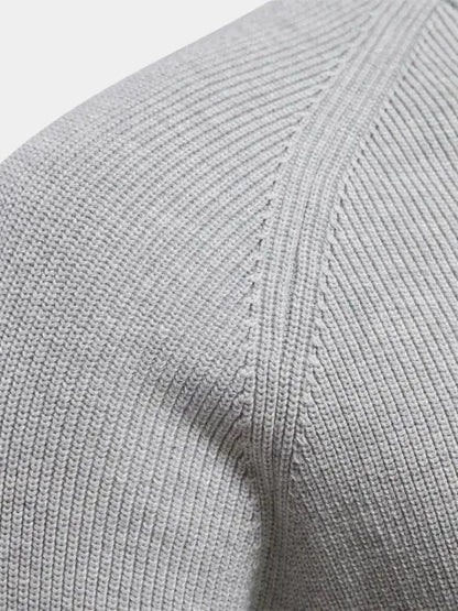 Eleganter Pullover mit Viertelreißverschluss - Manly Man