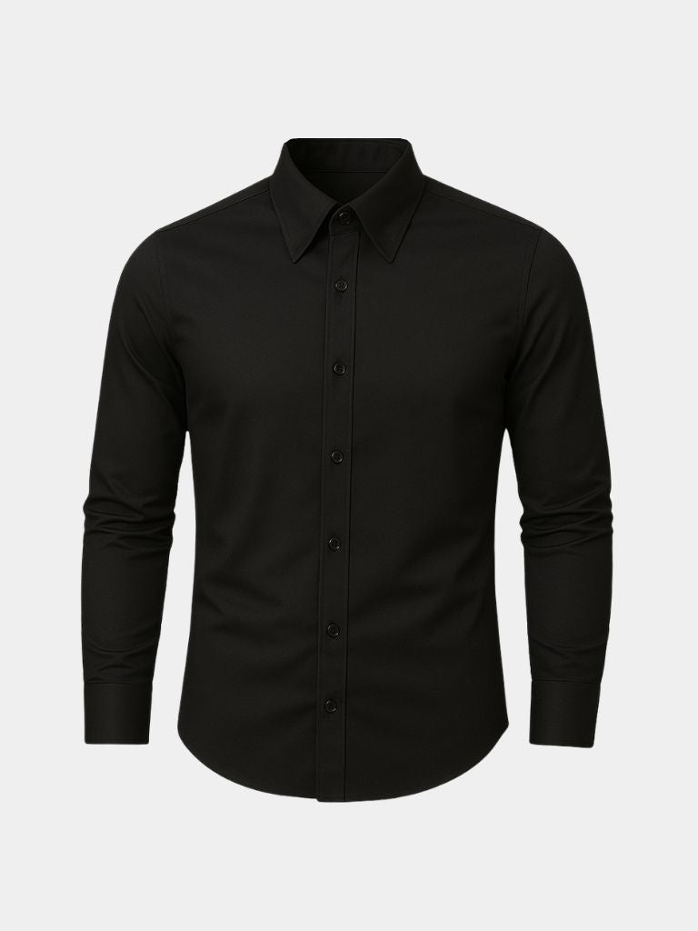 Elegant Spearpoint Collar Shirt - Manly Man