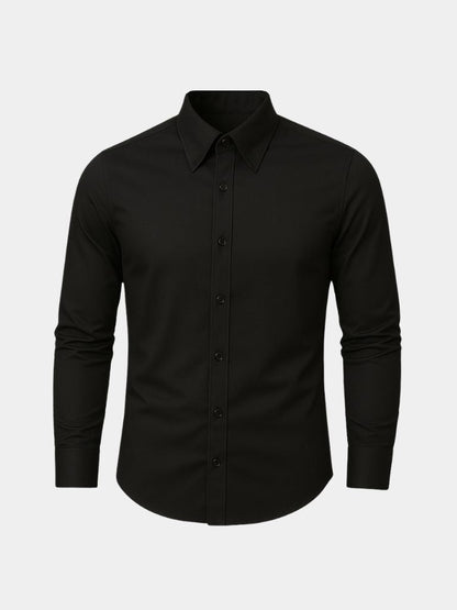 Elegant Spearpoint Collar Shirt - Manly Man