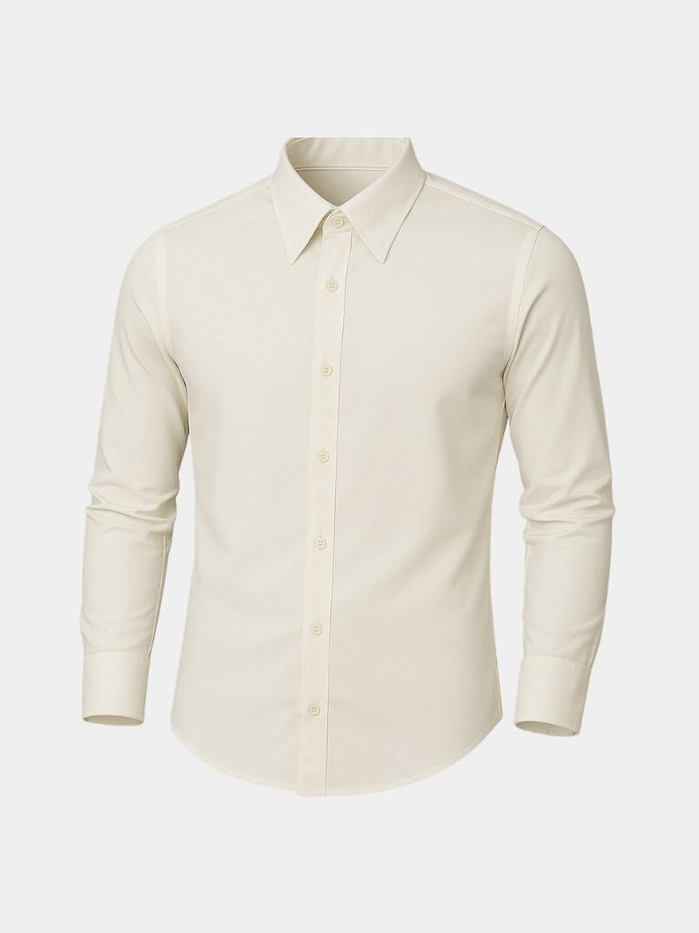 Elegant Spearpoint Collar Shirt - Manly Man