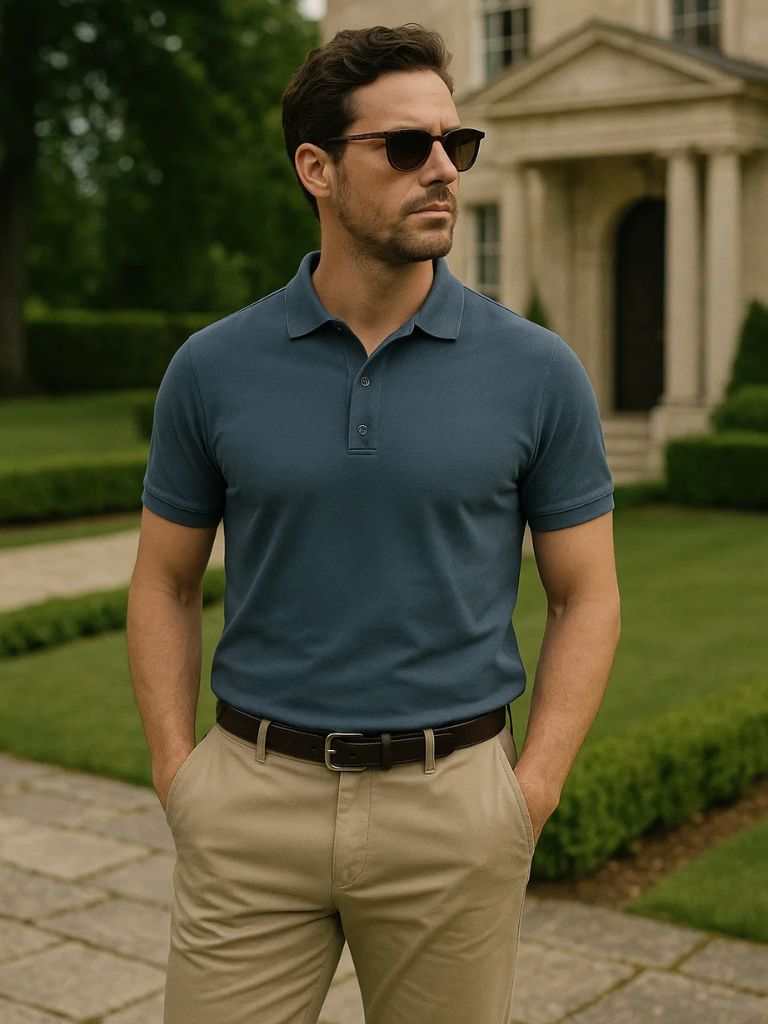 Essential Cotton Polo Shirt - Manly Man