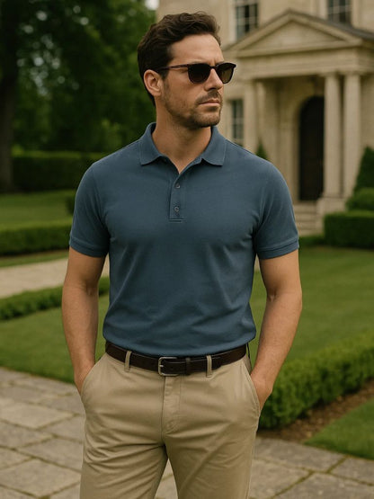 Essential Cotton Polo Shirt - Manly Man