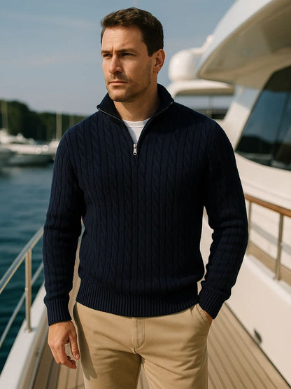 Essential Half Zip Sweater - Manly Man