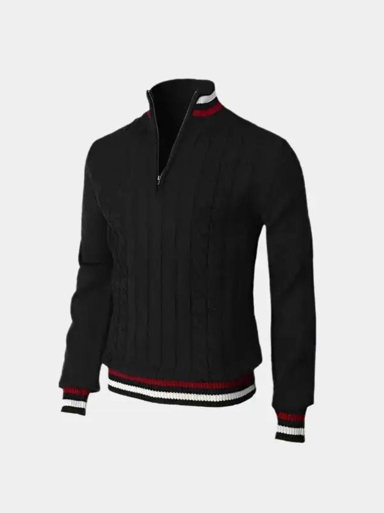 Essential Half Zip Turtleneck Sweater - Manly Man