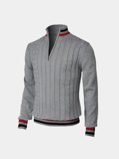 Essential Half Zip Turtleneck Sweater - Manly Man