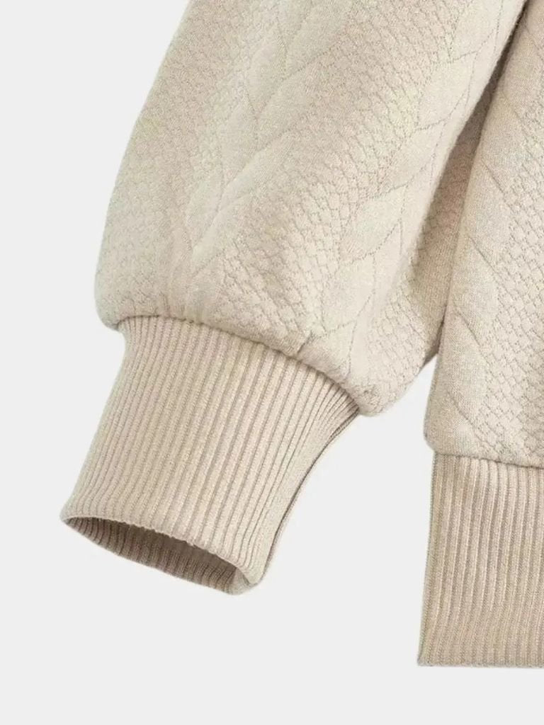 Essential Henley Pullover mit Viertelreißverschluss - Manly Man