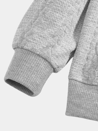 Essential Henley Pullover mit Viertelreißverschluss - Manly Man