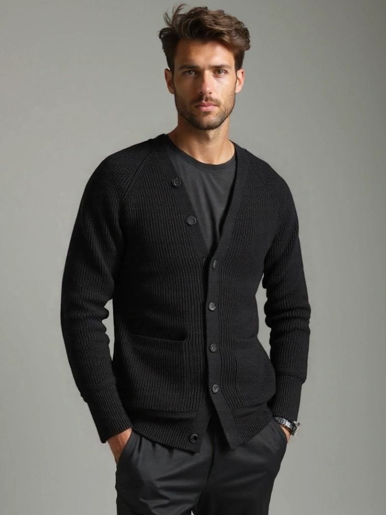 Essential Knit Cardigan - Manly Man