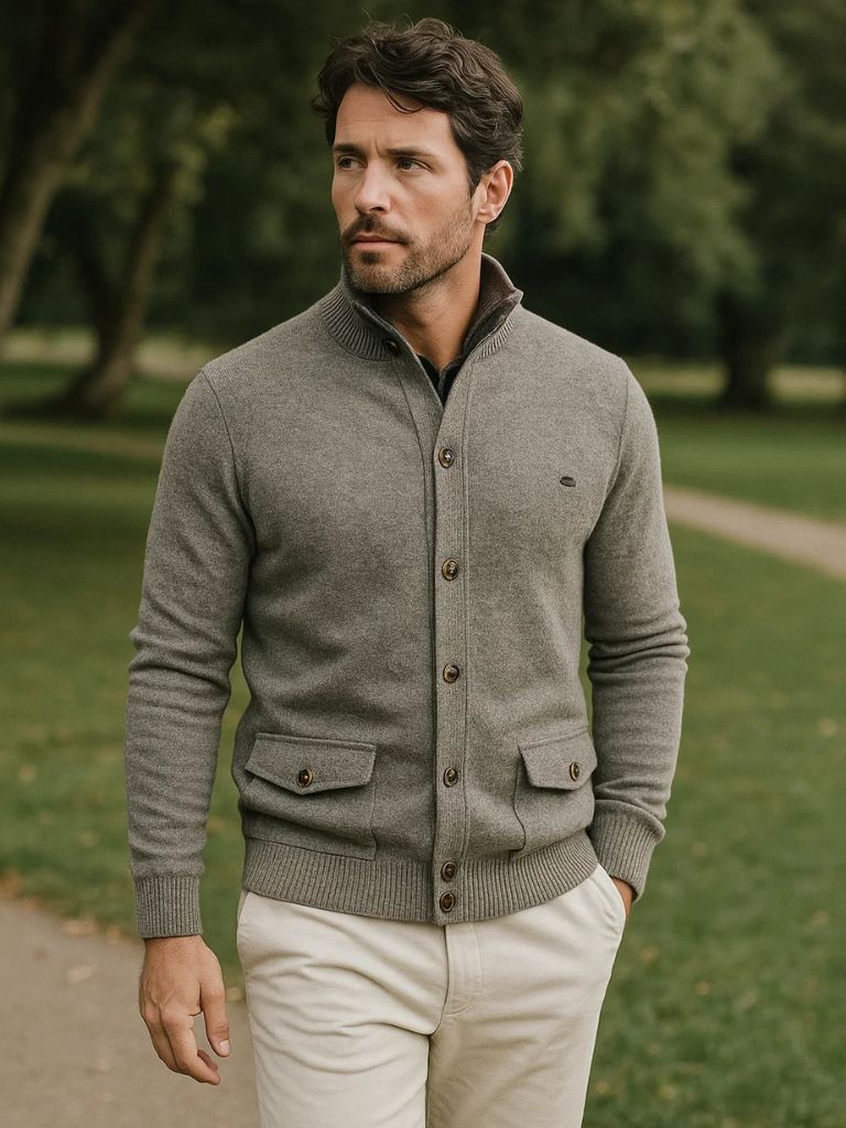 Essential Knit Cardigan - Manly Man