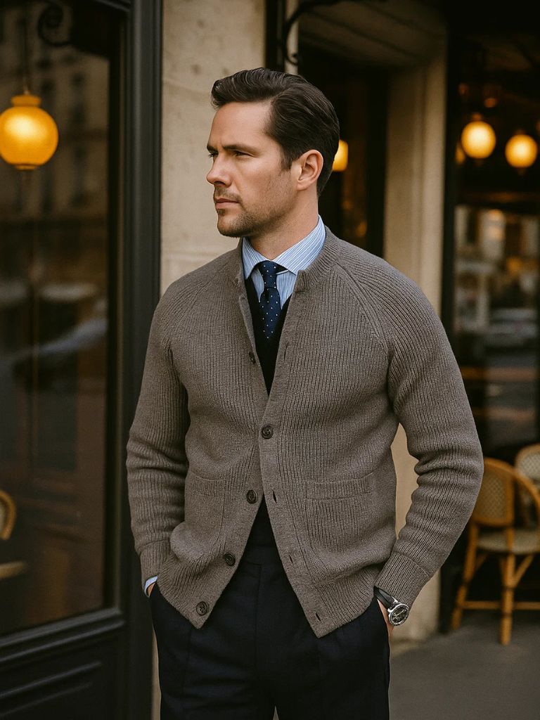 Essential Knit Cardigan - Manly Man