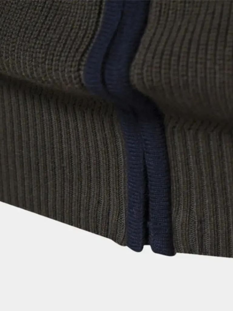 Essential Knit Zipper Sweater - Manly Man