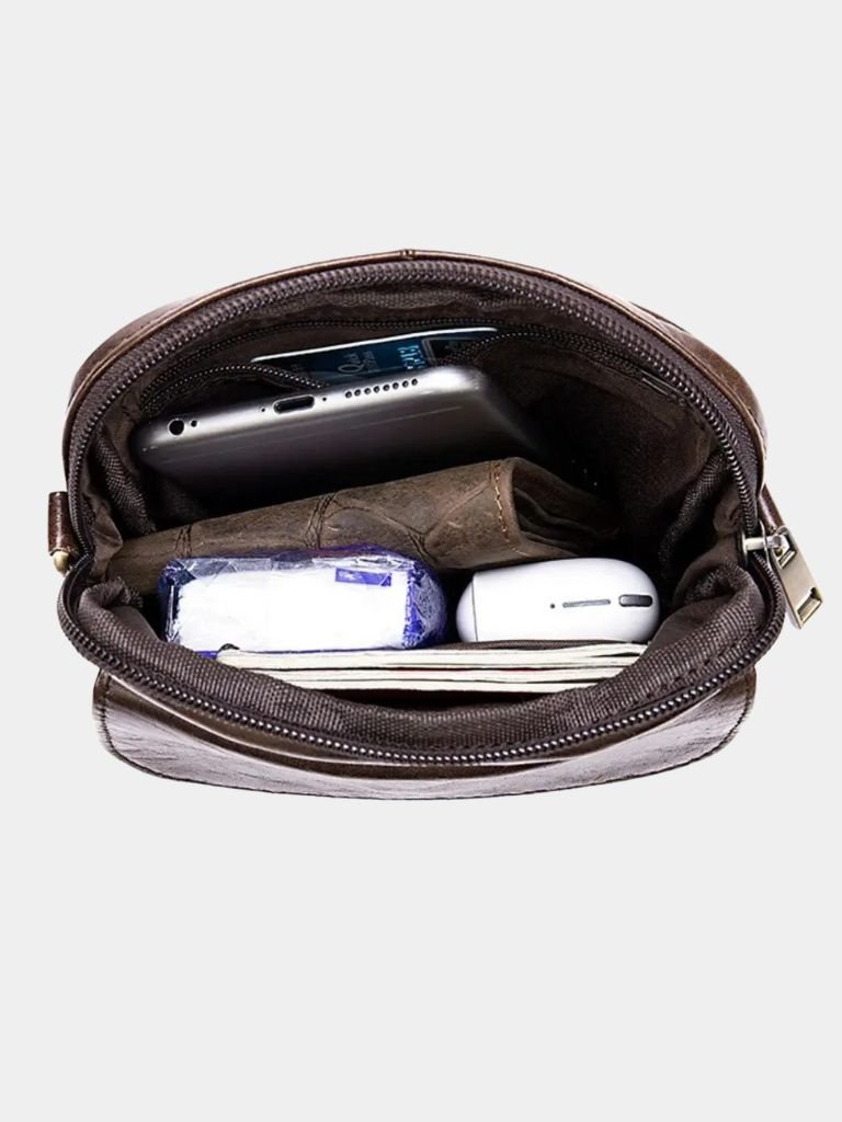 Essential Leather Shoulder Bag - Manly Man