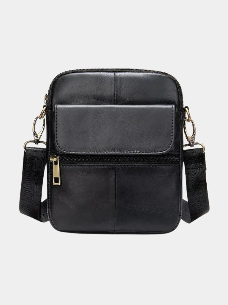 Essential Leather Shoulder Bag - Manly Man