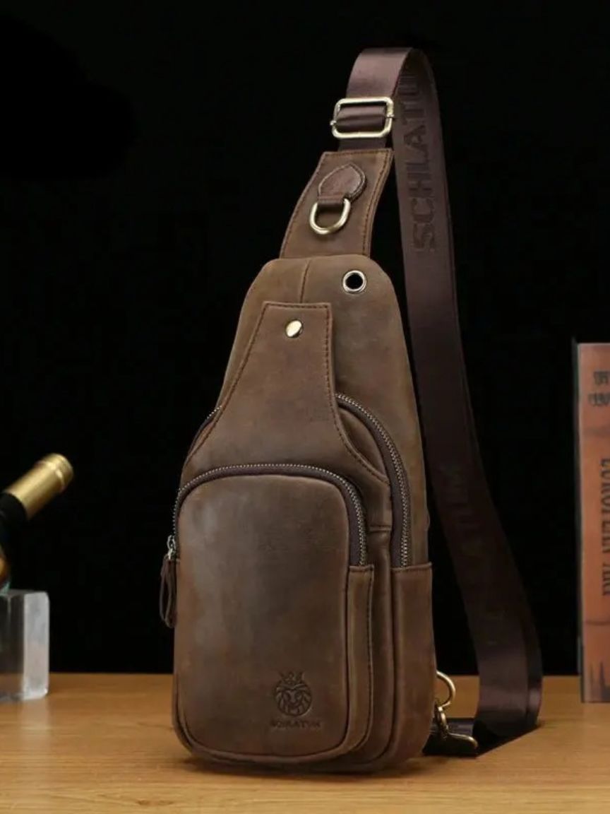 Essential Leather Shoulderbag - Manly Man