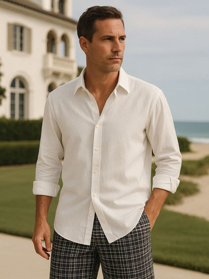 Essential Linen Casual Shirt - Manly Man