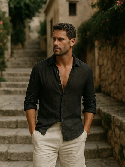 Linen Reverie Summer Shirt - Manly Man