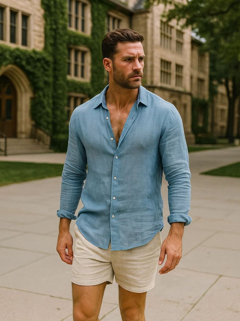 [SPECIAL PACK] Linen Reverie Summer Shirt - Manly Man