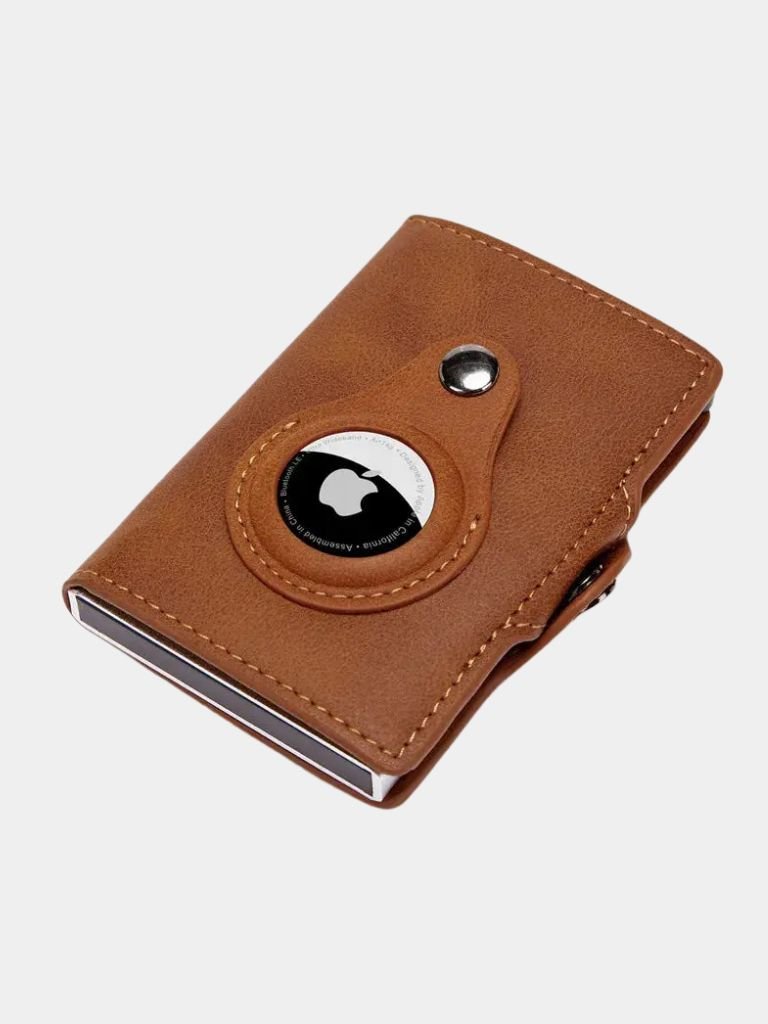 Essential Modern Wallet with AirTag Holder RFID Blocking - Manly Man