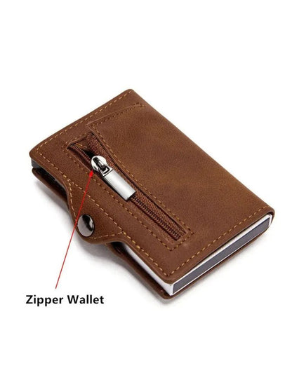 Essential Modern Wallet with AirTag Holder RFID Blocking - Manly Man
