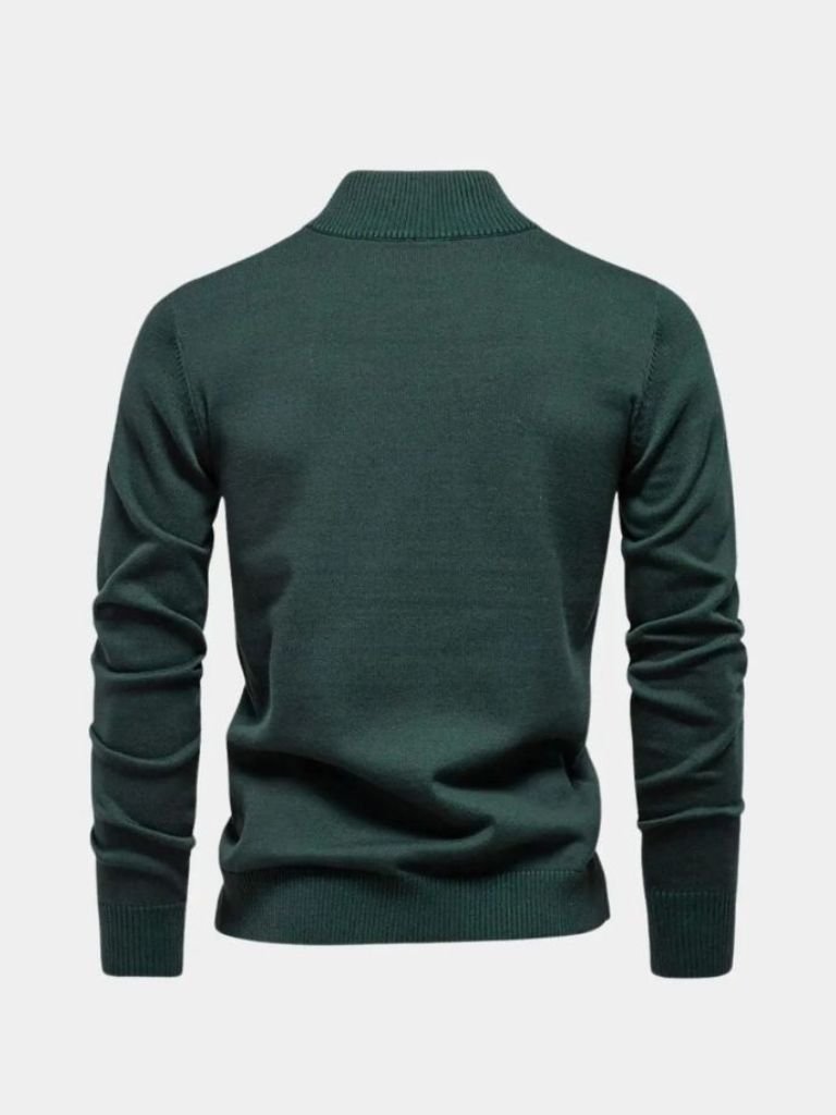Essential Quarter-Zip Jumper Sweater - Manly Man
