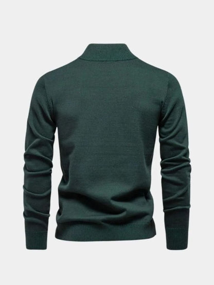 Essential Quarter-Zip Jumper Sweater - Manly Man