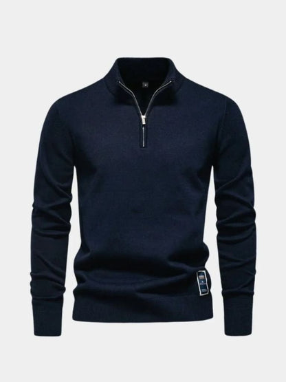 Essential Quarter-Zip Jumper Sweater - Manly Man