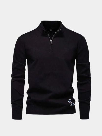 Essential Quarter-Zip Jumper Sweater - Manly Man