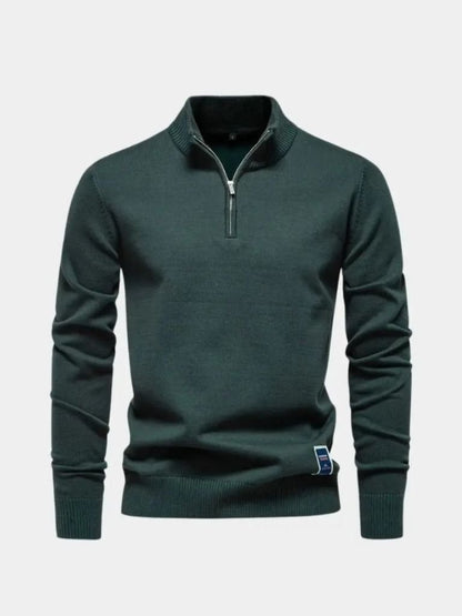 Essential Quarter-Zip Jumper Sweater - Manly Man