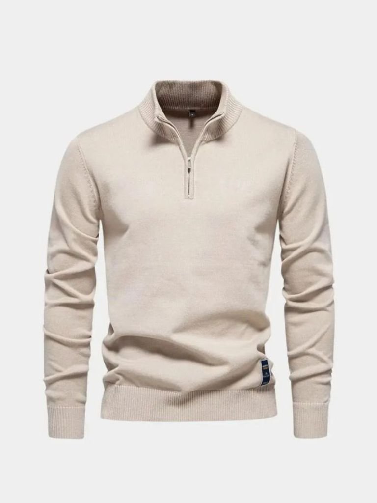 Essential Quarter-Zip Jumper Sweater - Manly Man