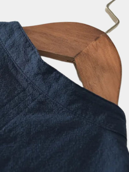 Essential Short Sleeve Linen Shirt - Manly Man