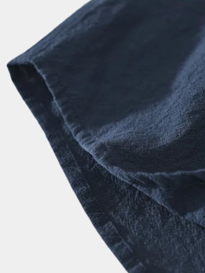 Essential Short Sleeve Linen Shirt - Manly Man