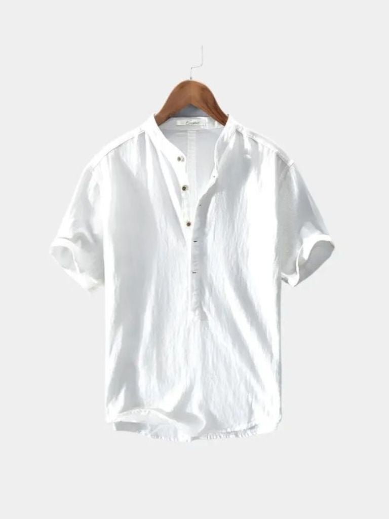 Essential Short Sleeve Linen Shirt - Manly Man