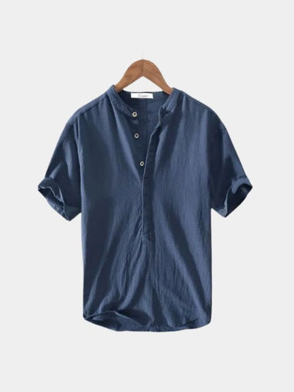 Essential Short Sleeve Linen Shirt - Manly Man