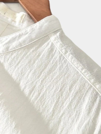 Essential Short Sleeve Linen Shirt - Manly Man