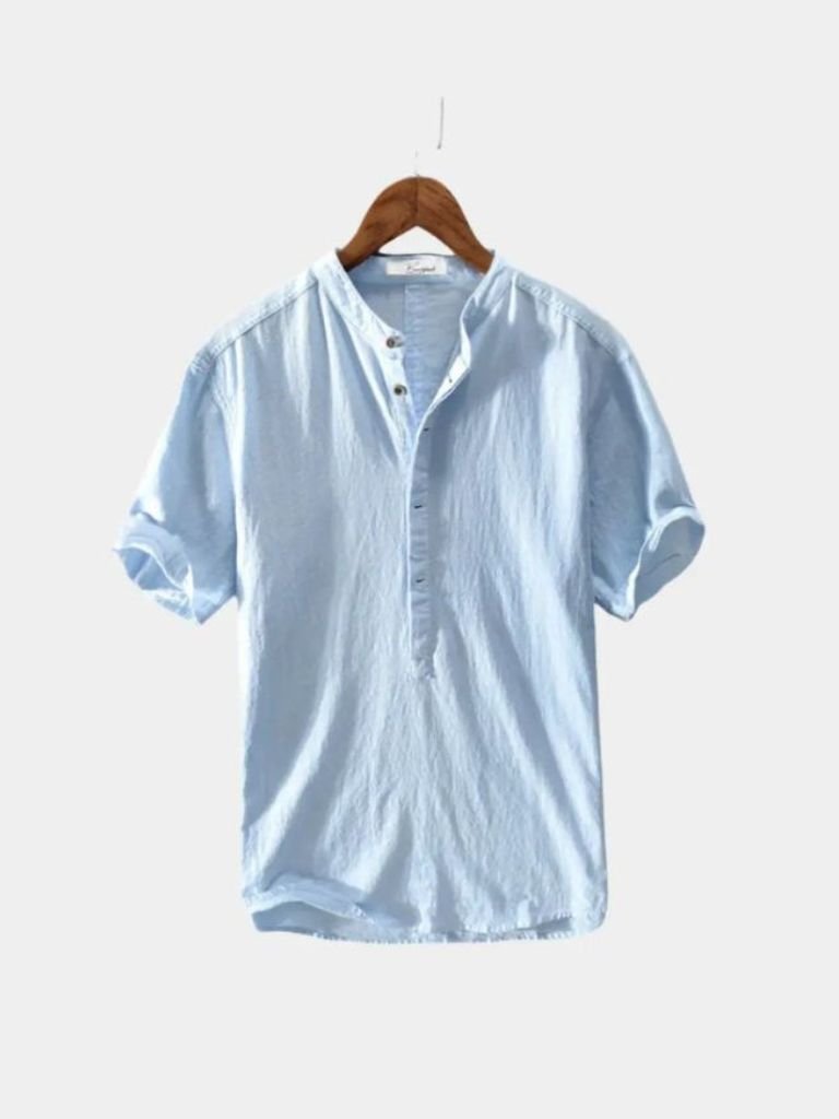 Essential Short Sleeve Linen Shirt - Manly Man