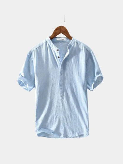Essential Short Sleeve Linen Shirt - Manly Man
