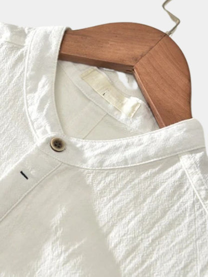 Essential Short Sleeve Linen Shirt - Manly Man