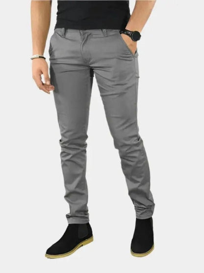 Essential Slim Fit Straight Trousers - Manly Man