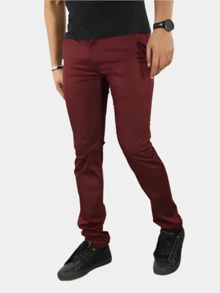 Essential Slim Fit Straight Trousers - Manly Man