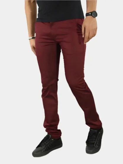 Essential Slim Fit Straight Trousers - Manly Man
