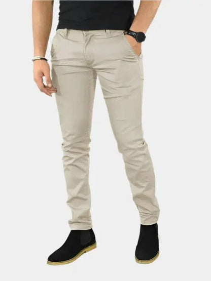 Essential Slim Fit Straight Trousers - Manly Man