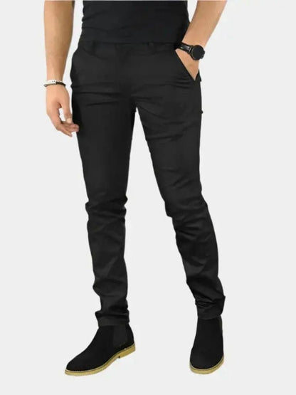 Essential Slim Fit Straight Trousers - Manly Man