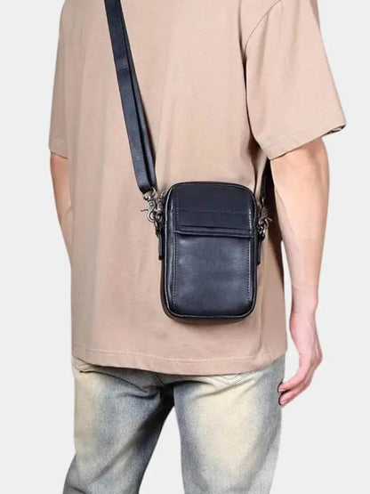 Essential Small Leather Shoulder Bag - Manly Man