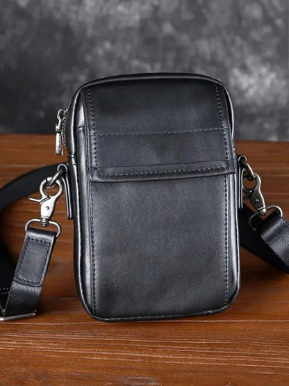 Essential Small Leather Shoulder Bag - Manly Man