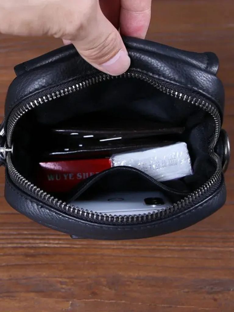 Essential Small Leather Shoulder Bag - Manly Man